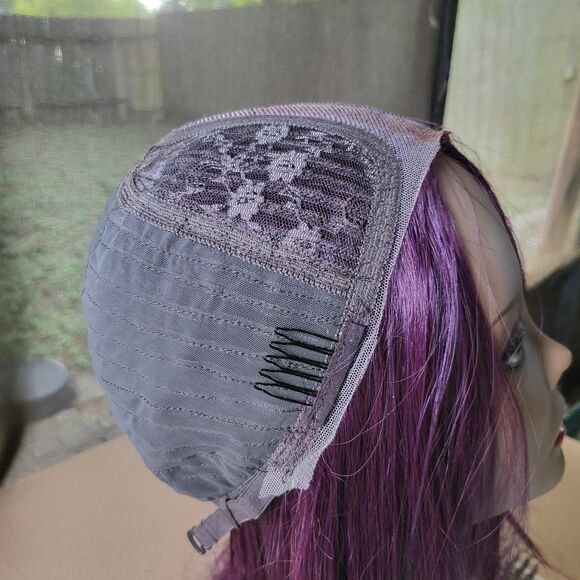 20in Purple Bob Wig new no tags, - Picture 8 of 8